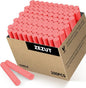 Red Chalk 100PCS, Low Dust Chalks Stick Bulk for Chalkboard Blackboard Non-Toxic