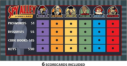 Spy Alley - Mensa Award-Winning Family Board Game - Trusted for 30+ Years - High Replayability & Fun for All Ages