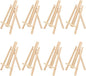 Kinlink 11.8 Inch Tall Wood Easels for Display Set of 8, Display Easel Tabletop, Painting Easel Stand for Artist Students…