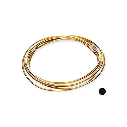 14 Gauge, Jeweler's Brass Wire, Red Brass, Round, Dead Soft, CDA #260-25FT by CRAFT WIRE