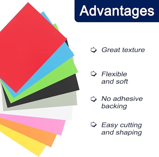 MECCANIXITY Foam Sheets Crafts 19x19 Inch 1mm EVA Craft Foam Paper Foam Sheets for Crafts Projects DIY Cosplay Modeling, Brown