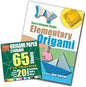 [Taro's Origami Studio] Standard 6 inch 65 Sheet and Easy Origami Book Combo