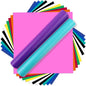 HTVRONT Matte Permanent Vinyl for Cutting Machine - 14 Pack 12" X 12" Permanent Adhesive Vinyl Sheets for Craft Projects, Color Adhesive Bundle Compatible with Cricut Cutting Machine, Silhouette Cameo