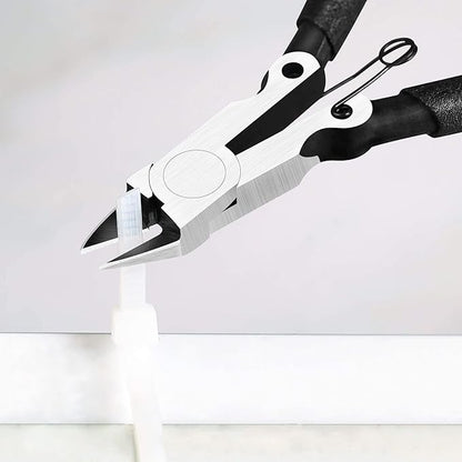 BOENFU 5 inch Precision Flush Cutters Multi-functional Wire Snips, Ideal for Model, Electronics, Sprue Cutting, and All Precision Cutting Tasks