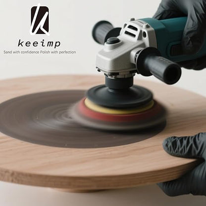 PSA Sanding Discs 6 Inch Adhesive Backed Sandpaper 100 Pack 180 Grit Self Adhesive Sanding Discs for DA Sander Self Stick for Wood, Auto Body Repair, Paint, Metal, and Plastic
