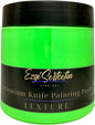 Premium Palette Knife Painting Paste|Texture Paste|Authentic Bright Colors|Ready to Use|Easy to Apply| 6oz (Neon Green)