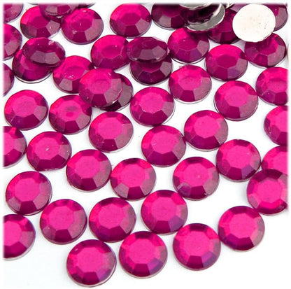 The Crafts Outlet 144pc Rhinestones Round 10mm - Purple Amethyst