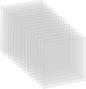16 Pack 6 Mil Clear Mylar Stencil Sheets, 12" x 12" Blank Reusable Plastic Template Sheets for Cricut, Laser Cutting, Gyro-Cut Tool Template Material