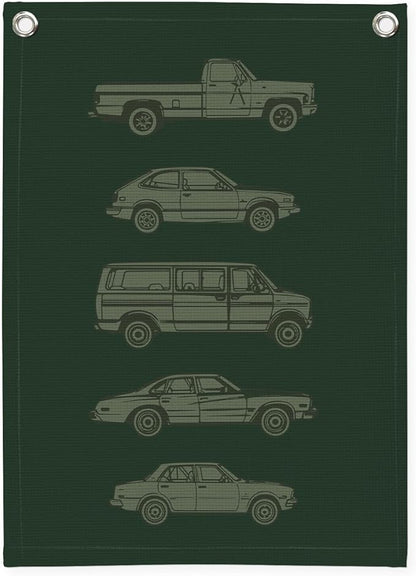 Toddler Boy Room Decor,Car Room Decor Linen Canvas Banner,Retro Car Wall Hanging Flag Banner for Little Boy Bedroom,Playroom Nursery 18x25 Inch