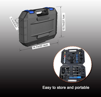 4 in 1 Hot Wire Electric Foam Cutter Kit, Styrofoam Cutting Tool 15W/ 6V with Case, Heated Foam Carving Knife Kit (Toolbox Blue)