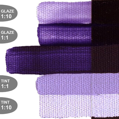 OPEN Slow-Drying Acrylics by GOLDEN, Ultramarine Violet, 5 fl oz. tube, Professional Acrylic Paint, Semi-Transparent