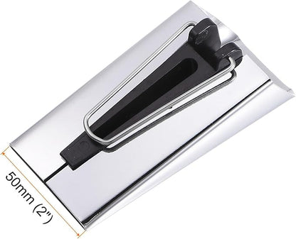 HARFINGTON Bias Tape Maker Kit 50mm Single and Double Fold Fabric Bias Binding Maker Sew Tool for Fabric Quilting Sewing Crafting DIY, Black