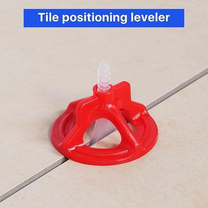 Professional Tile Leveling System Kit，Anti-Loosening Spacers/Wall, Bathroom Tiling -1/32-1/16-1/8 Precision Alignment & Grout Spacing Tools(200caps, 1/32-1/16-1/8)