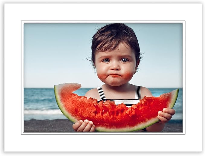 20x20 Mat for 8x8 Photo - Precut White on White Double Mat Picture Matboard for Frames Measuring 20 x 20 Inches - Bevel Cut Matte to Display Art Measuring 8 x 8 Inches - Acid Free ONE MAT