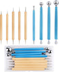 9 PCS Dotting Tools Ball Styluses with Box, Pen Dotting Tools Set for Rock Painting, Pottery Clay Modeling Embossing Nail Art
