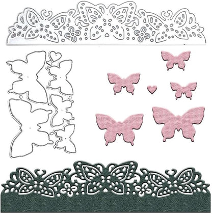 Lace Metal Cutting Dies Butterfly Lace Cut Die for Card Making DIY Scrapbooking Album Paper Decorative Stencil