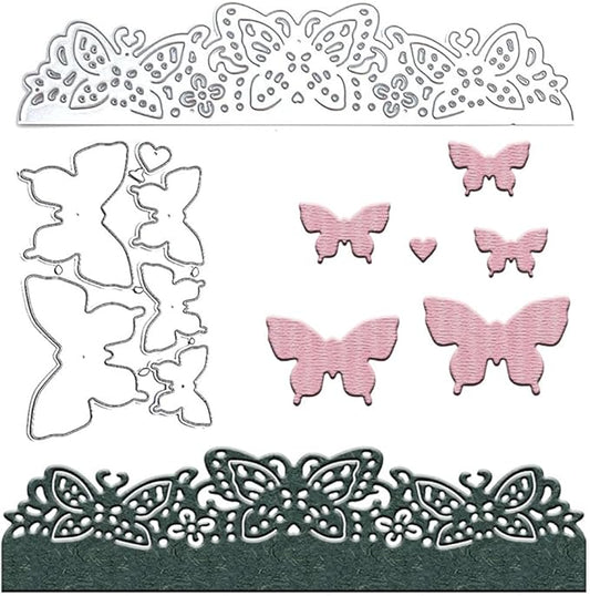 Lace Metal Cutting Dies Butterfly Lace Cut Die for Card Making DIY Scrapbooking Album Paper Decorative Stencil