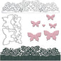 Lace Metal Cutting Dies Butterfly Lace Cut Die for Card Making DIY Scrapbooking Album Paper Decorative Stencil