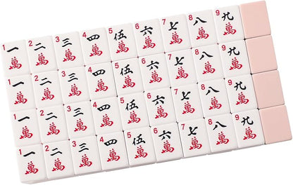 American Mahjong Tiles Set with 166 Quality Acrylic Tiles (1.2", Tiles Only), Mahjongg Game Set