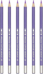 PATIKIL Watercolor Pencil, 6Pcs Water Soluble Pencils for Blending, Coloring, Sketch Drawing, Painting, Light Purple