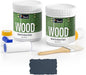 DWIL Matte Finish Furniture Paint - 64 Oz Wood Paint for Cabinets, Doors, Tables, and Dressers Refinishing - Water-Based, Non-Toxic & Odorless, Easy to Apply(Bronze Blue)-With Tools