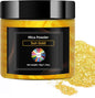 Sun Gold Mica Powder, Natural Shimmer Mica Powder for Epoxy Resin/Candle/Soap/Lip Gloss/Slime/Bath Bombs/Quicksand.Car Paint pigments.Candle Dye,Soap Making Dye,Resin dye.(50g/1.7oz)