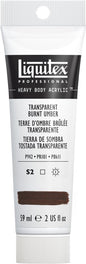 Liquitex Professional Heavy Body Acrylic Paint, 2-oz (59ml) Tube, Transparent Burnt Umber