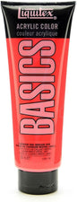 Liquitex BASICS Acrylic Paint, 250ml (8.5-oz) Tube, Cadmium Red Medium Hue