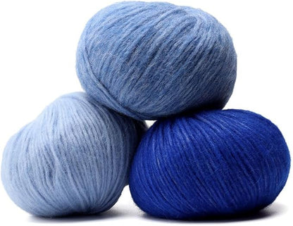 Pullu - Baby Alpaca Merino Wool Yarn Set of 3 Skeins (150 Grams) Worsted Weight - Sourced Directly from Peru - Heavenly Soft and Perfect for Knitting and Crocheting (Leaf Green)