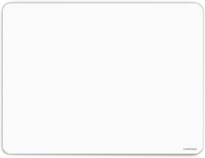 U Brands Dry Erase Lap Boards, Double Sided, Small White Board, 9" x 12" Inches, 10 Count