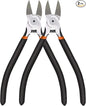 BOENFU Wire Snips Floral Wire Cutter Jewelry Wire Snippers 6 Inches 2 Pack Flush Cut Pliers Side Cutters Metal Cutting Tool for Crafting, Floral, Artificial Flowers, Chicken Wire, Electrical
