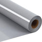 RENLITONG Grey Iron on Vinyl 12Inch by 20ft Roll HTV Heat Transfer Vinyl for T-Shirt HTV Rolls for All Cutter Machine - Easy to Cut & Weed for Heat Transfer Design