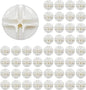 Wire Cube Plastic Connector 50Pcs Wire Grid Cube Organizer Connector for Modular Closet Storage Organizer and Wire Shelving (White)
