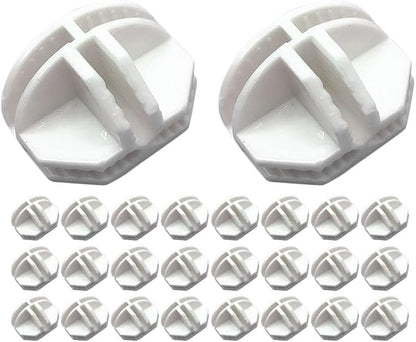 ARTIBETTER 50pcs Modular Cube Connectors Durable Storage Connectors for Wire Shelves Closet Organizers Easy Assembly Versatile Connection for Shoe Cubes Modular Storage