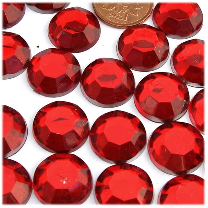 The Crafts Outlet 72pc Rhinestones Round 20mm - Multi Assortment