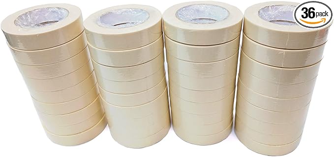 Shurtape CP105 1" General Purpose Masking Tape, 60 Yards/Roll, Case of 36