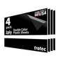 Trotec TroLase | 12"x24"x1/16", 4 Pcs | Black/White | 2 Ply | Modified Acrylic | Laser Engraving Double Color Plastic Sheet | Engraving Blanks for Laser, Saw, Guillotine | Made in USA