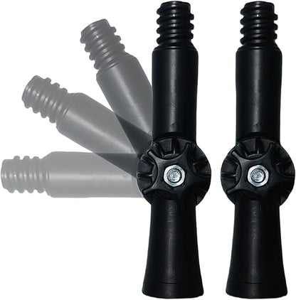 Rotatable Joint Angle Adaptor for Telescoping Extension Pole, Versatile for Window Cleaning, Gutter Cleaning, Light Bulb Changing, Painting Threaded Extension Pole -1 Pack