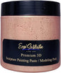 3D Sculpture Painting Paste|Texture Paste|Decorative Plaster|Ready to Use|Unique Metallic Pearl and Neon Colors|Ideal for Artwork|Stencil|Flowers|Texture and Art Relief|6 oz (Peach 'N Cream)