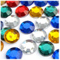 The Crafts Outlet 72pc Rhinestones Round 20mm - Multi Assortment