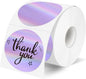 2" Circle Holographic Thermal Label Stickers, Round Printable Rainbow Glitter Thermal Printer Sticker Labels for Gift Wrapping, Self-Adhesive Name Price Tag DIY Custom Logo Design- Purple