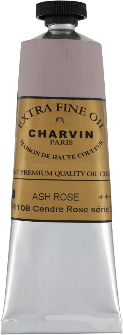 Charvin Extra Fine Oil Paint, Emerald Green 60 mL - Triple-Milled, Rich Texture, Poppy Oil-Based, Light-Fast, Handmade, Archival Quality