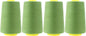 Mandala Crafts 4 Pack of Serger Threads Cones Spools - 40S/2 24000 Yards Polyester Sage Green Threads for Sergers Machine and Overlock Quilting Sewing Machine