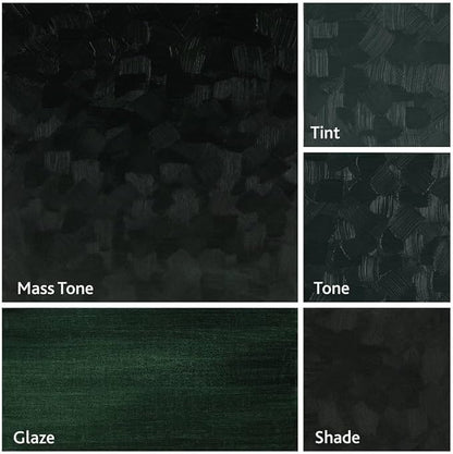 Tusc & Pine Artist Oil Paint - Nocturne Green, 40 ml, Non-Yellowing, Rich & Creamy Consistency, Maximum Pigment Load, Small Batch Milled Oil Paints Made in the USA for Professional Artists