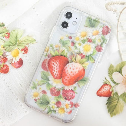 60 Pcs Large Garden-Inspired PET Stickers, Fruit-Themed for Scrapbooking, Journaling, DIY Crafts, with Organizer