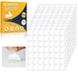 Double Sided Sticky Tack – 490pcs Easy to Peel Sticky Dot,Clear Removable Balloon Glue Poster Dots for Crafts, Posters, Balloons, and DIY Projects