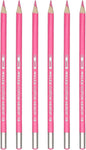 PATIKIL Watercolor Pencil, 6Pcs Water Soluble Pencils for Blending, Coloring, Sketch Drawing, Painting, Pale Pink