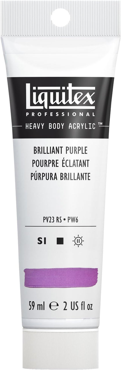 Liquitex Professional Heavy Body Acrylic Paint, 2-oz (59ml) Tube, Brilliant Purple