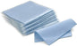 SEVENWELL 50pcs Jewelry Cleaning Cloth Blue Polishing Cloth for Sterling Silver Gold Platinum Small Silver Polish 8 x 8 cm
