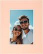 uxcell Picture Mats, 8 x 10 Mat Board Center for 5 x 7 Pictures Acid Free White Core Bevel Cut Frame Mattes with Backing for Display Art Measuring, Lotus Root